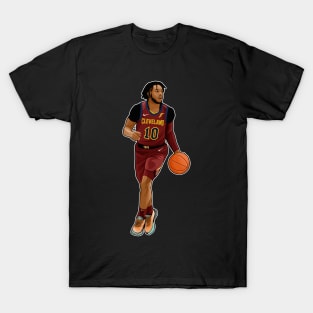 Darius Garland #10 With The Ball T-Shirt